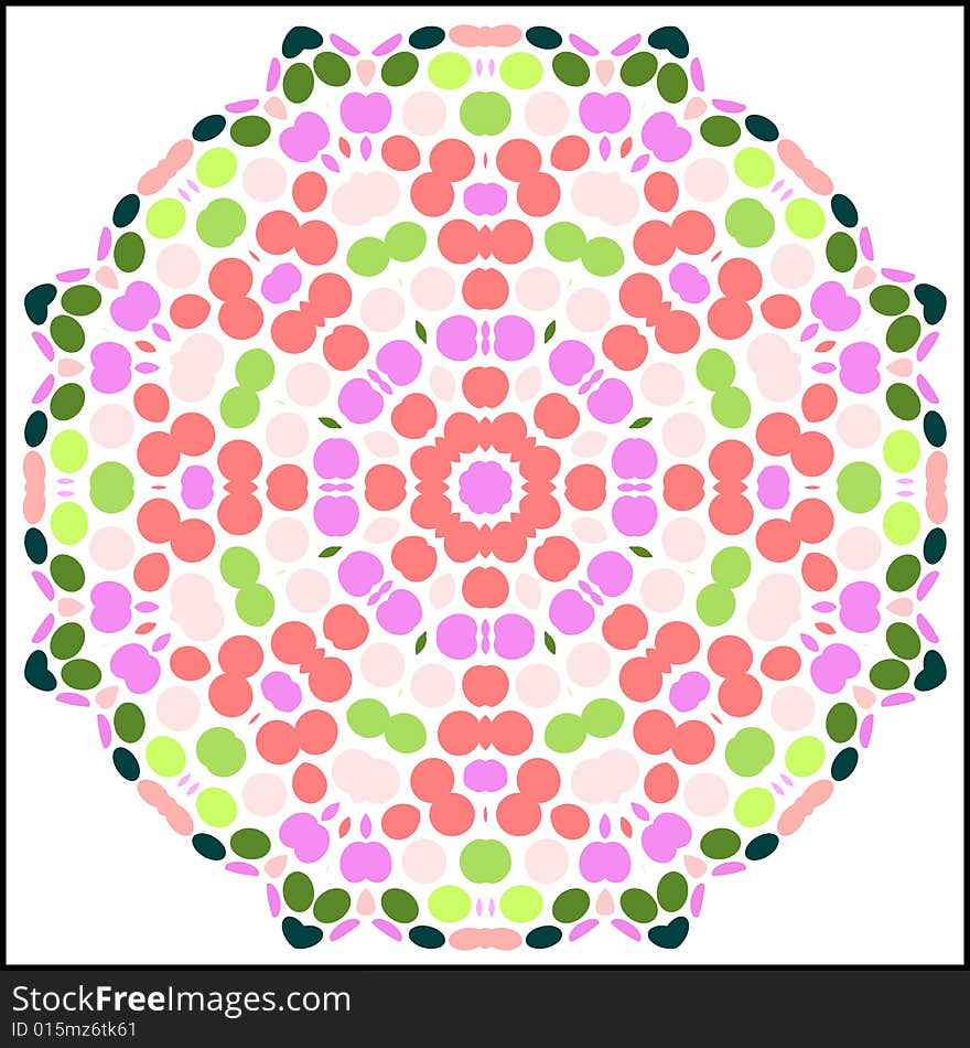 Circular Colorful Pattern