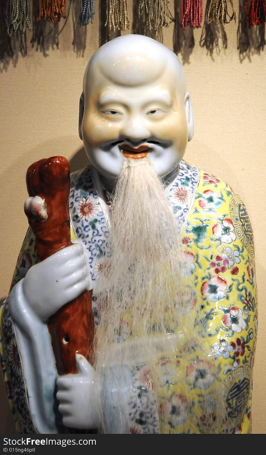 Ancient Chinese Figure With Long Life