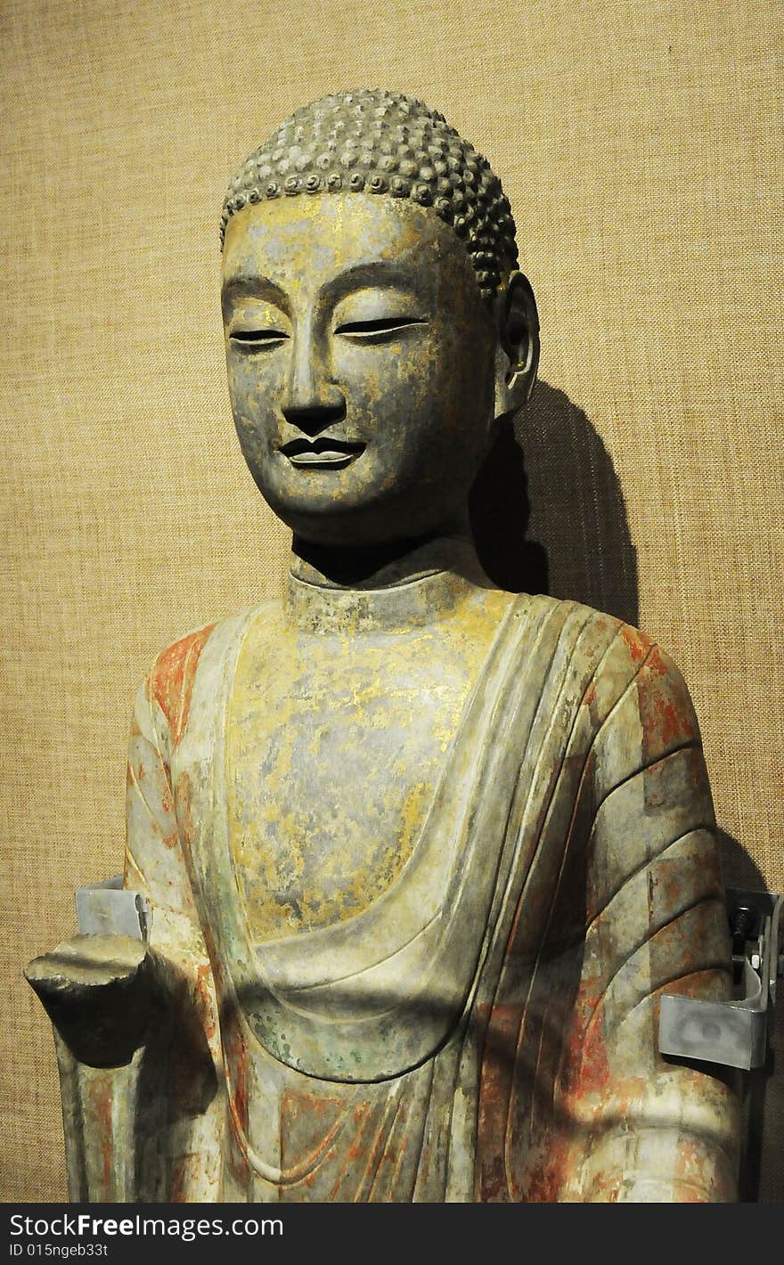 Ancient buddha sculpture