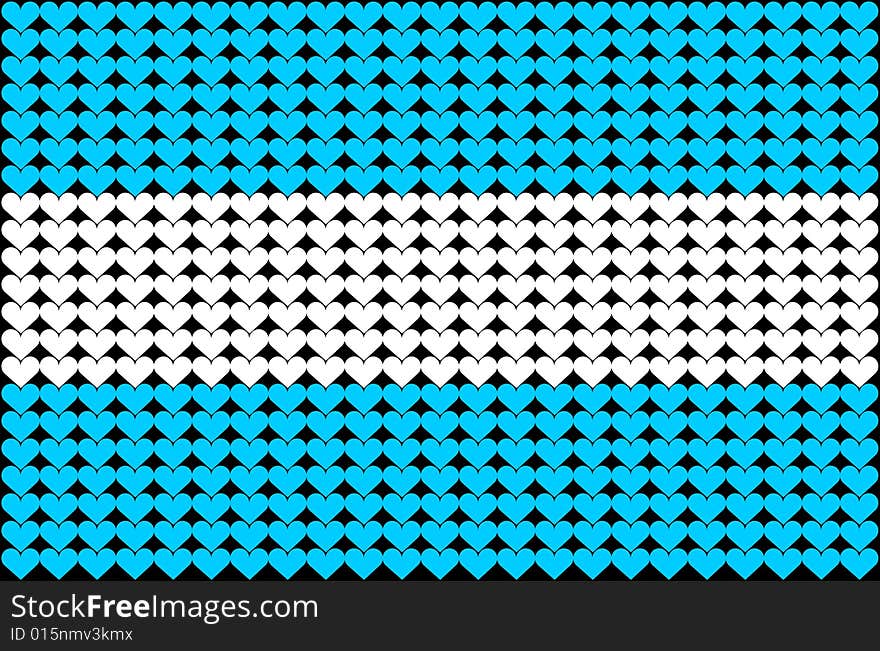 An illustration of Argentinian flag. An illustration of Argentinian flag