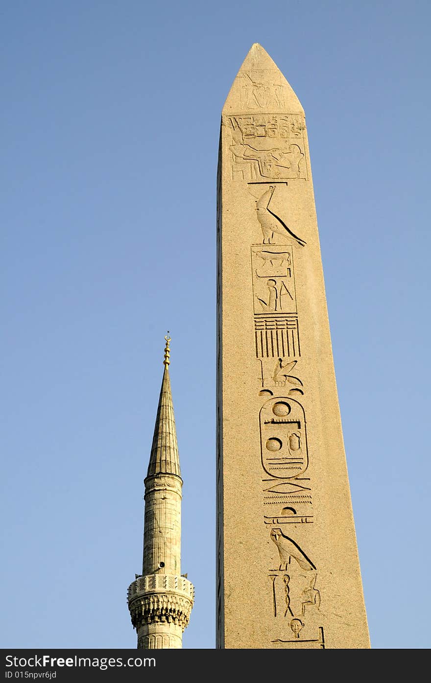 Egyptian obelisk carried by rome empire to istanbul