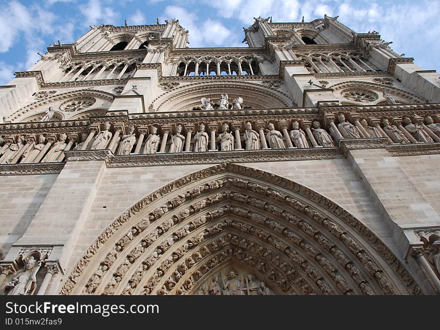 Famous historic castle in Paris. Famous historic castle in Paris