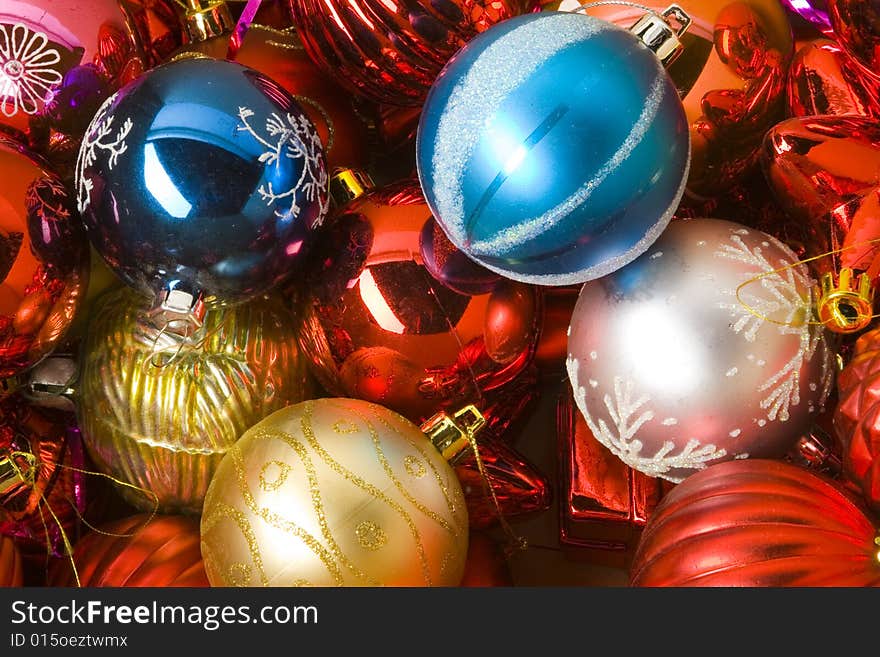 Collection of cristmas balls