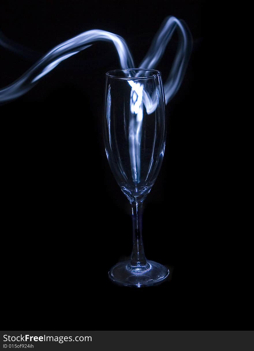 Smoke in the glass