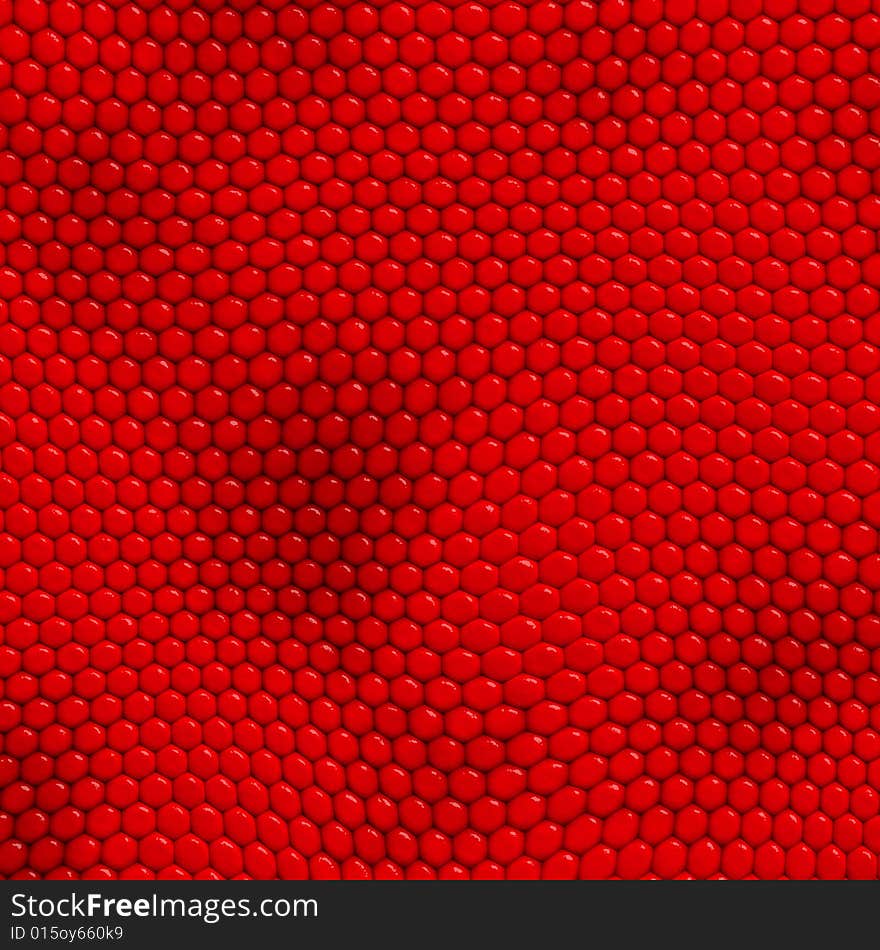 Reptile Skin Red