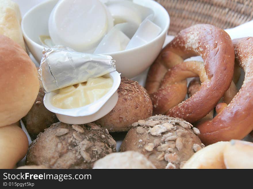 Breads at restaurant