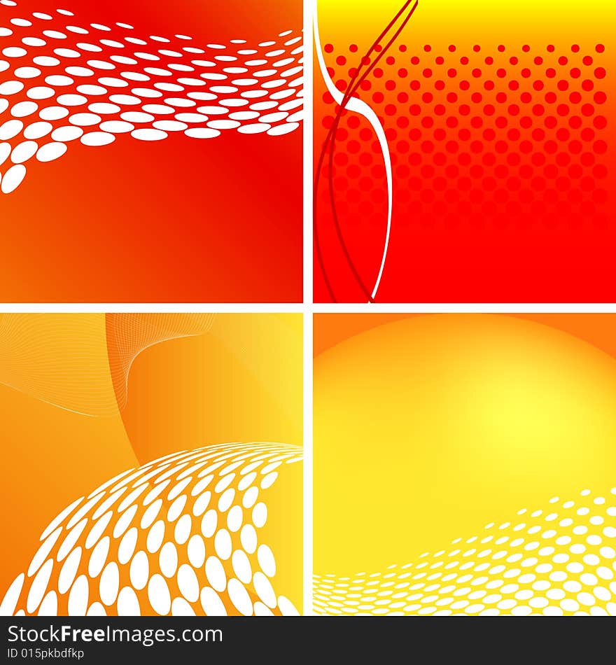 Doted Abstract Background