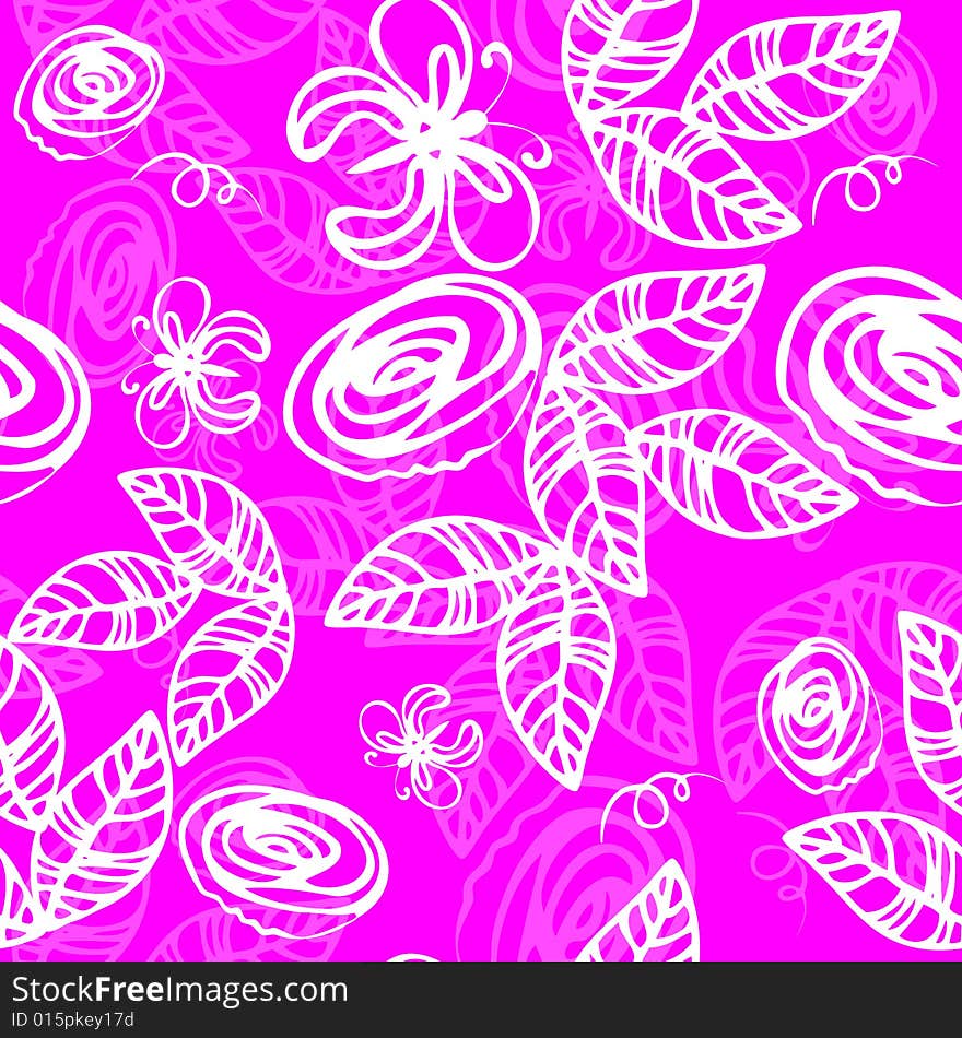 Seamless Background Floral