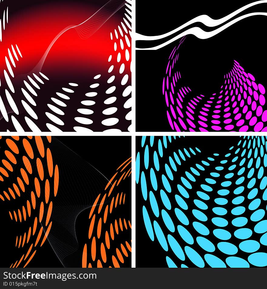 Doted Abstract background