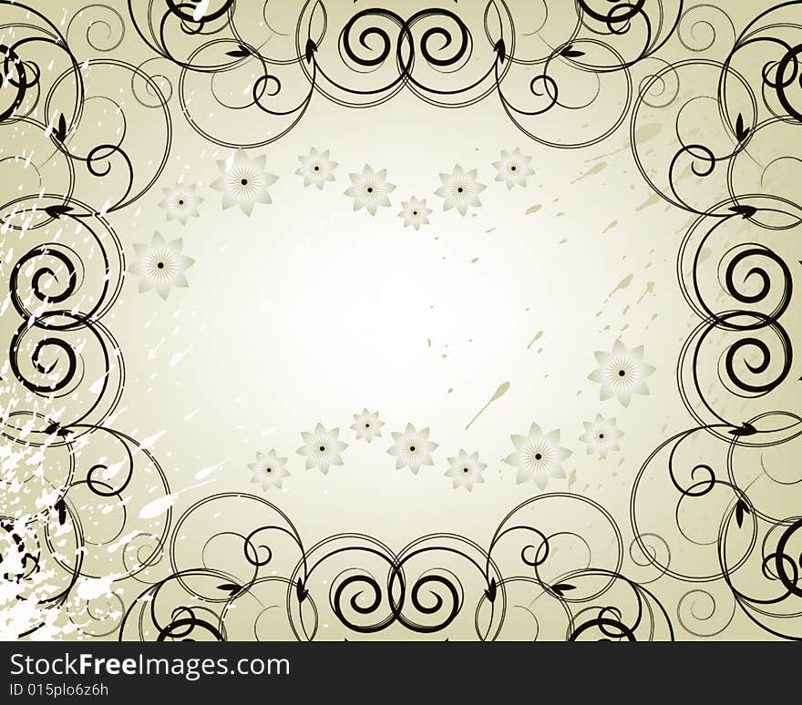 Vector Floral Background