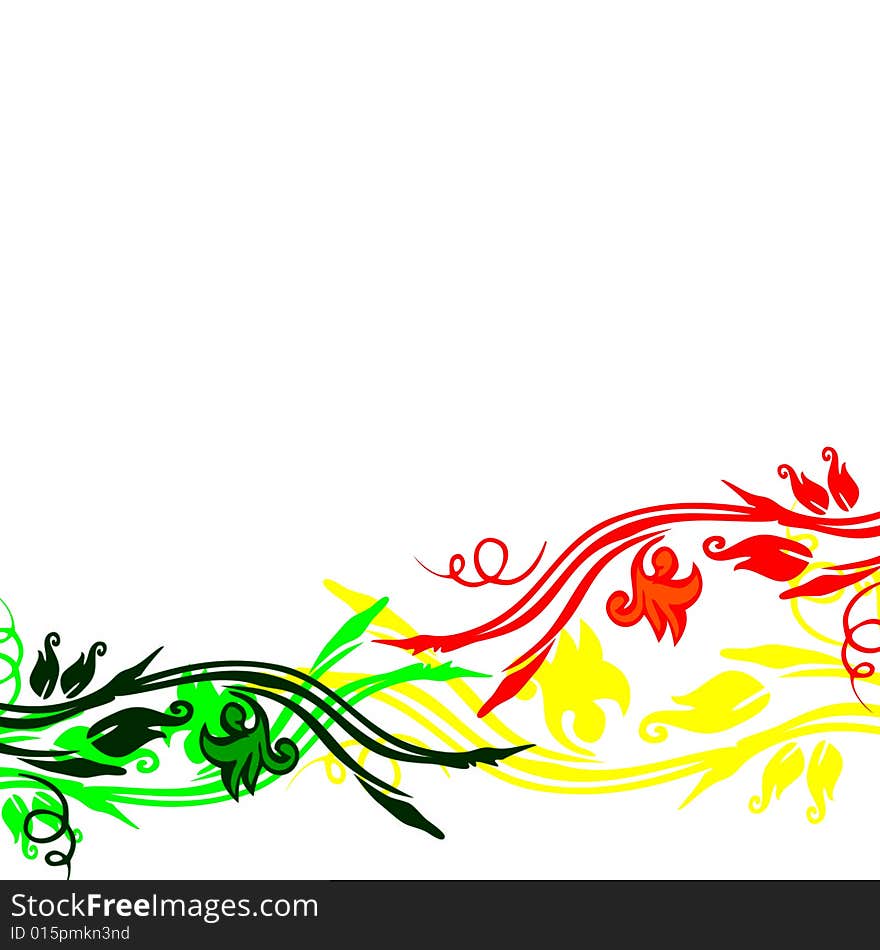 Vector Floral Background