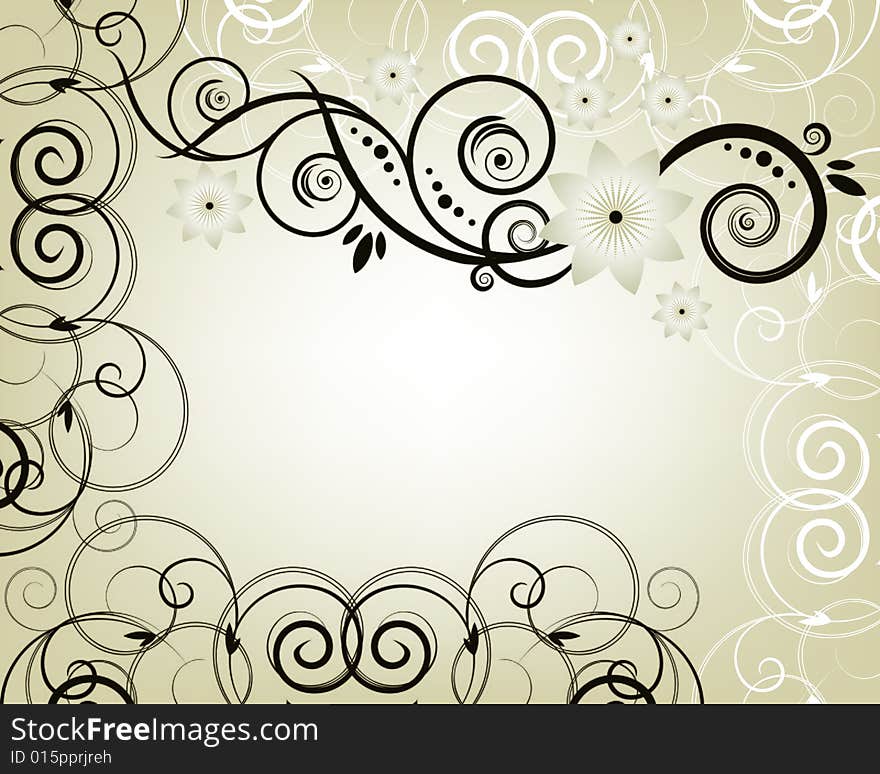 Vector Floral Background