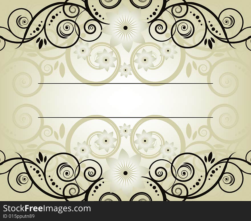 Vector Floral Background