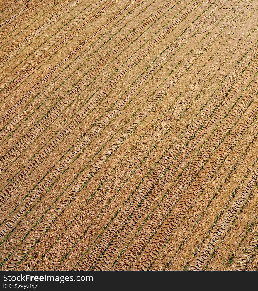 Tillage Brown Background