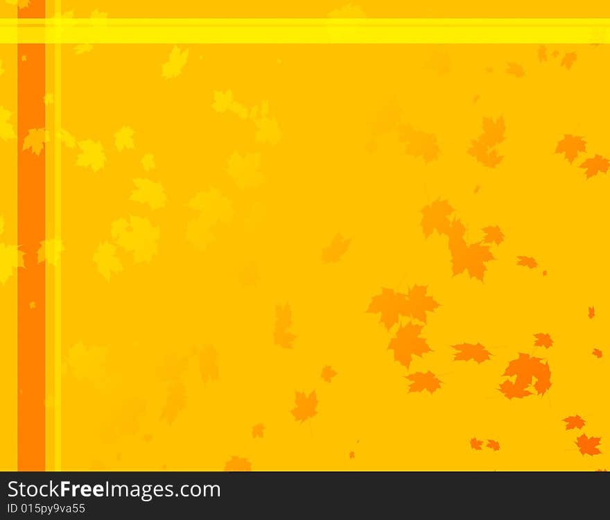 Backdrop of Autumn Leaves Gradient. Backdrop of Autumn Leaves Gradient