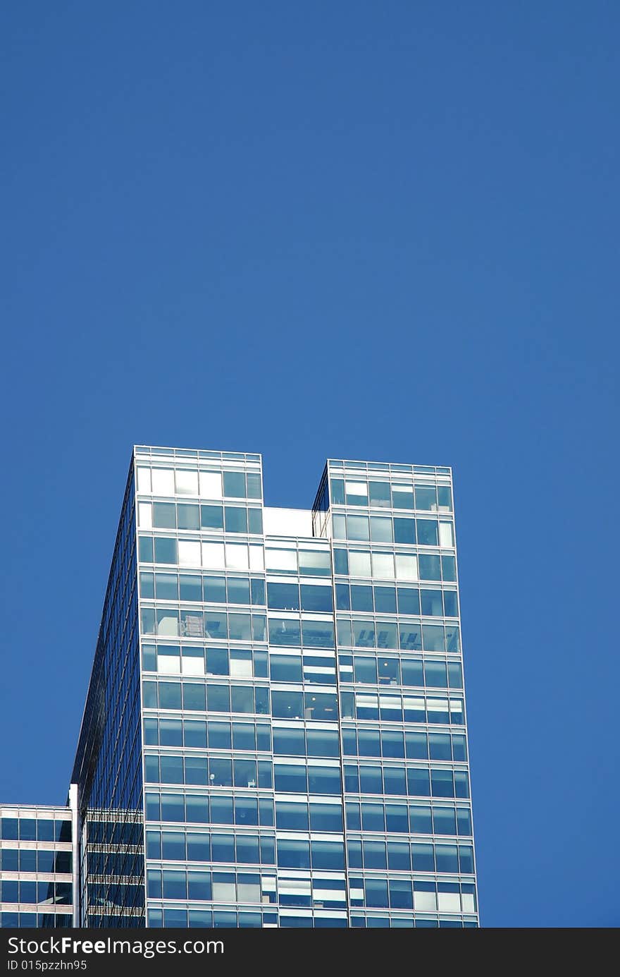 Wall of modern office building. Wall of modern office building