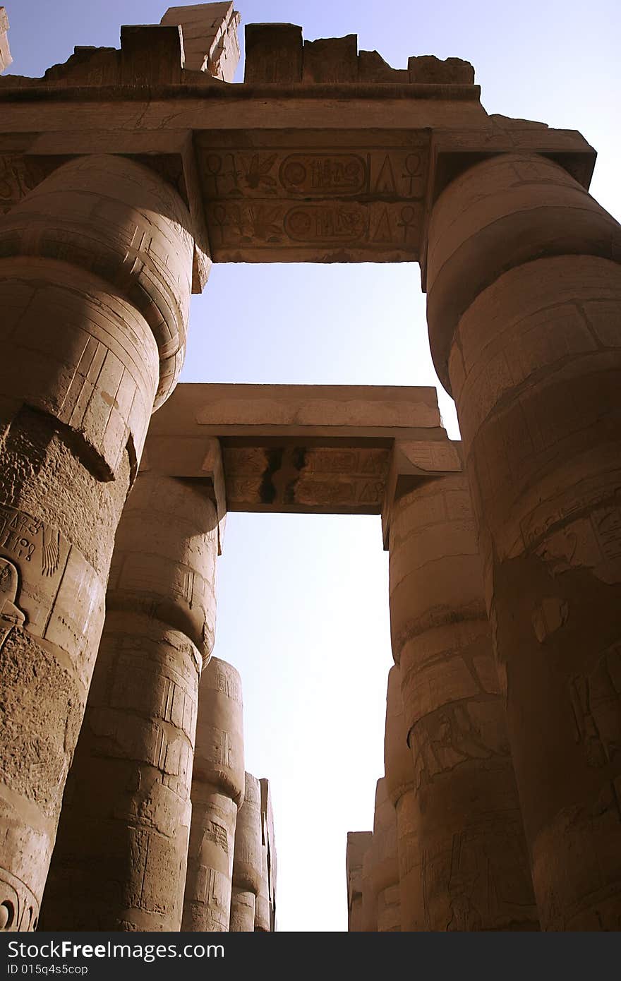 Temple of karnak in luxor, egypt, africa. Temple of karnak in luxor, egypt, africa