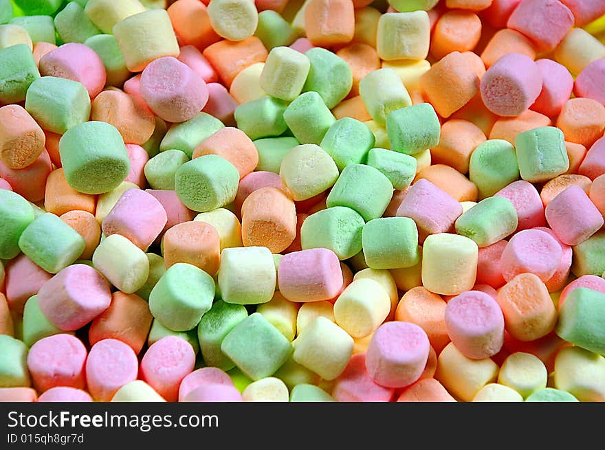 Colorful Miniature Marshmallows