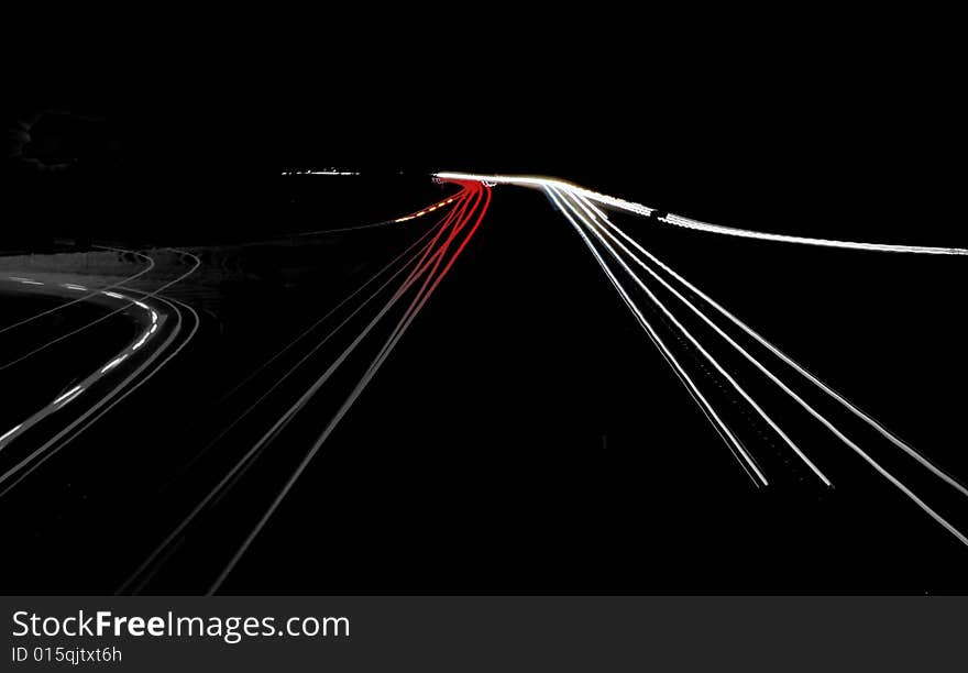 A64 road outside of York UK. A64 road outside of York UK