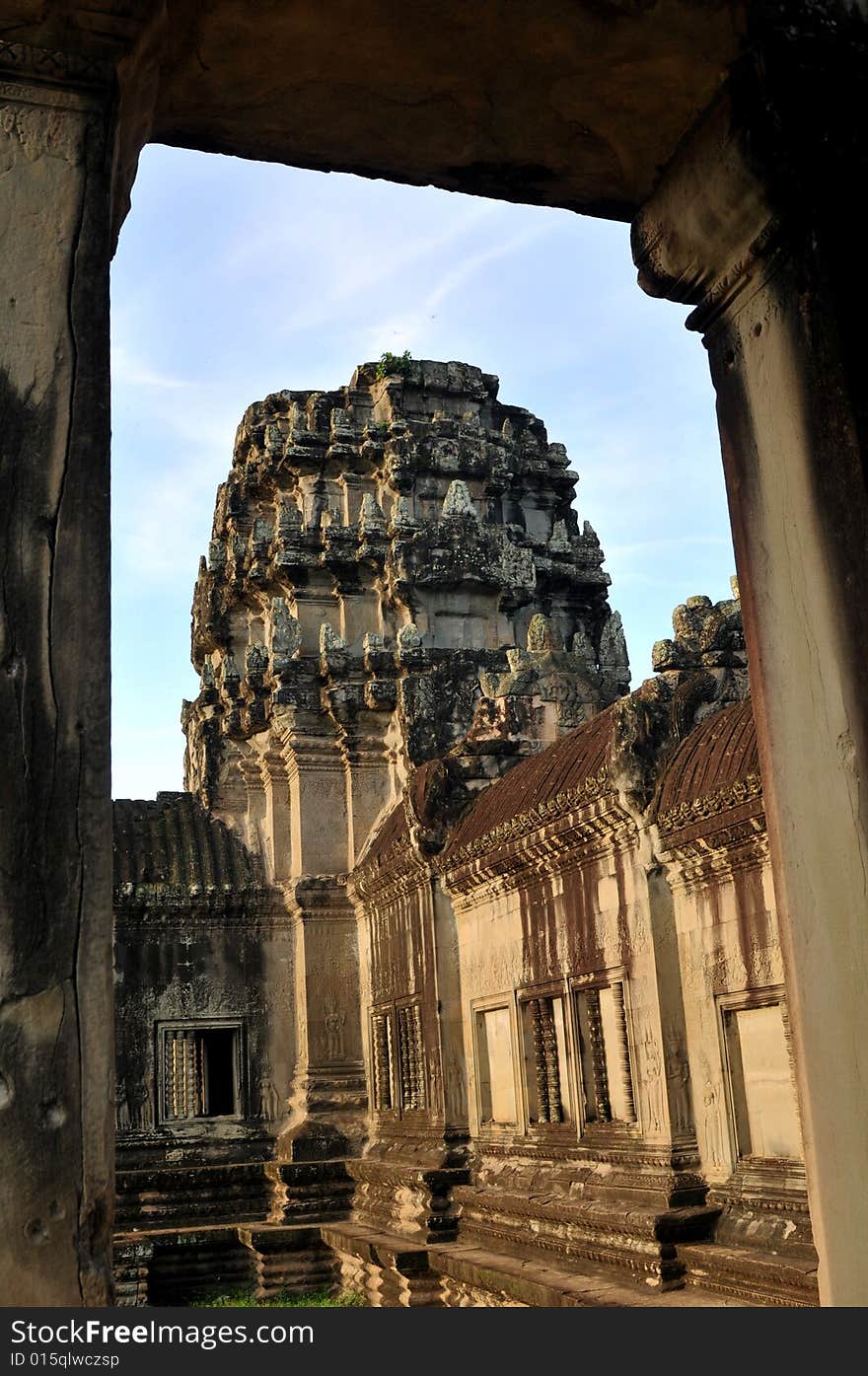 Ruins of Angkor Wat in Cambodia