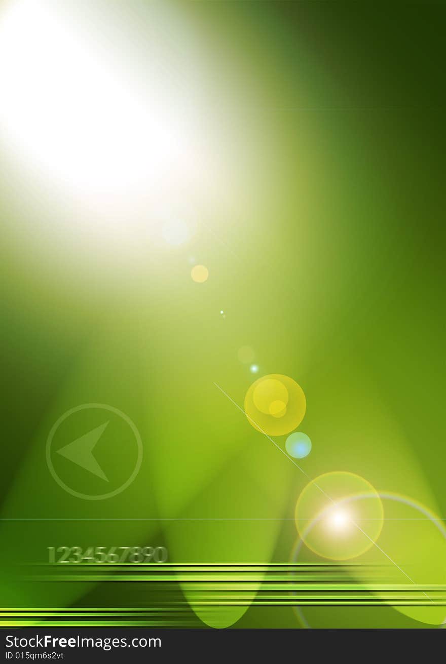 Green Based Abstract