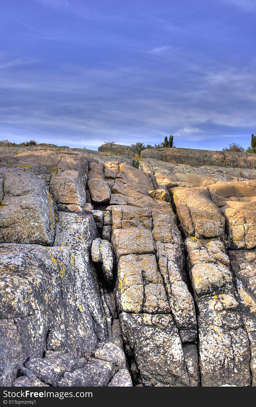 Cliff And Sky