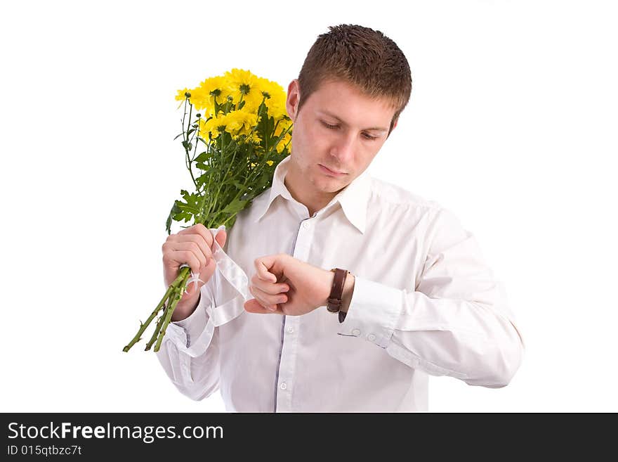 The Men With A Yellow Flowers