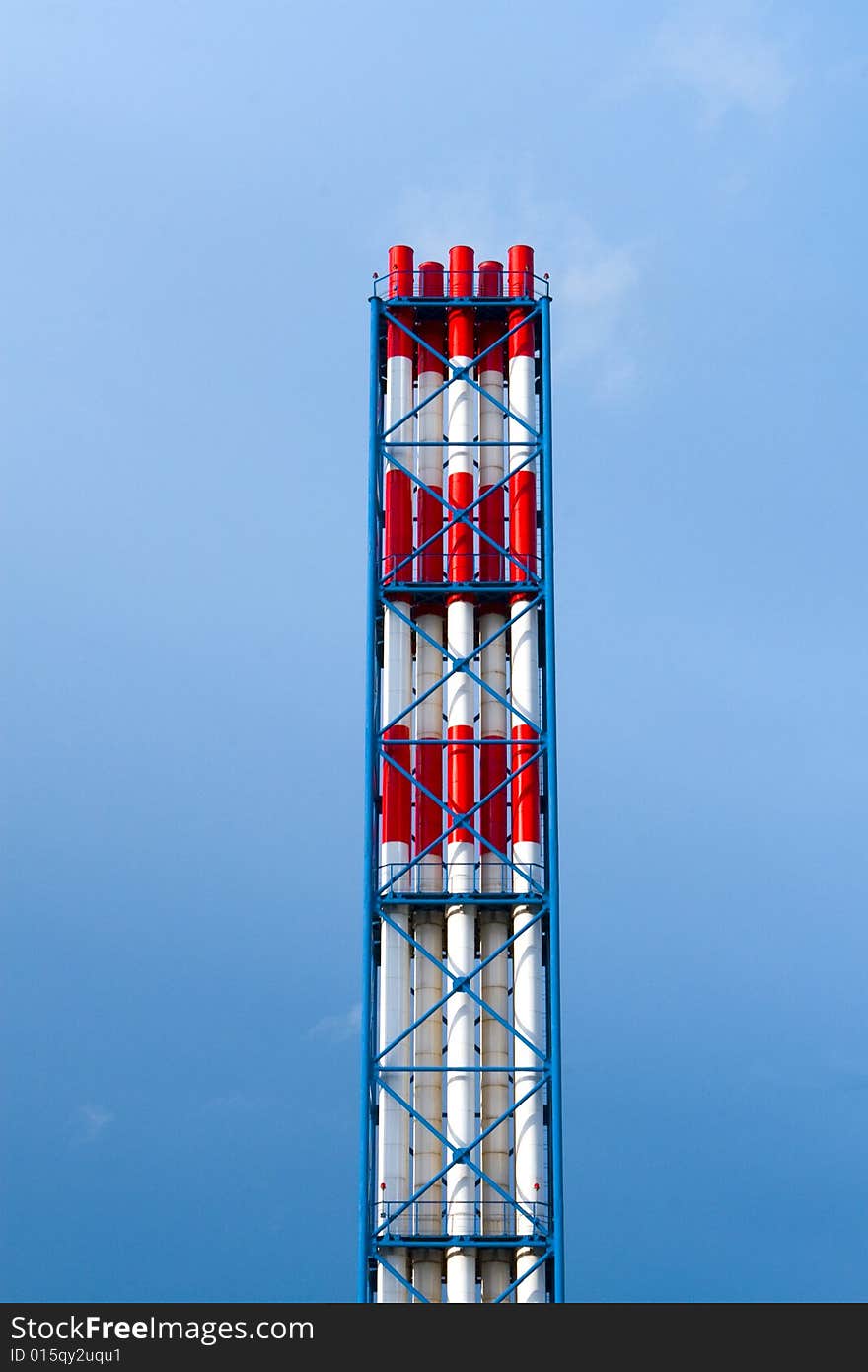 Red and white pipes