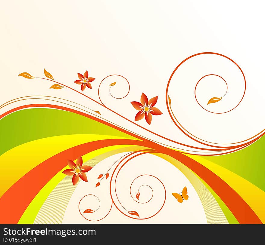 Floral Background Vector