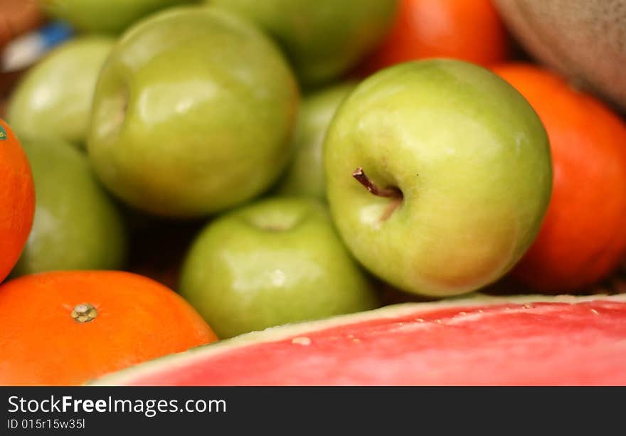 A collection of fresh fruit