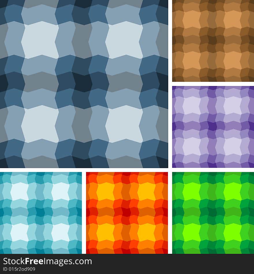 Seamless plaid patterns