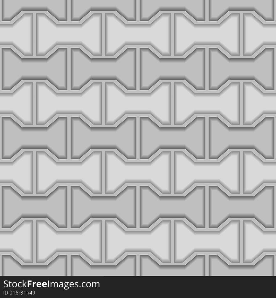 Seamless 3d vector pattern with tiles. Seamless 3d vector pattern with tiles