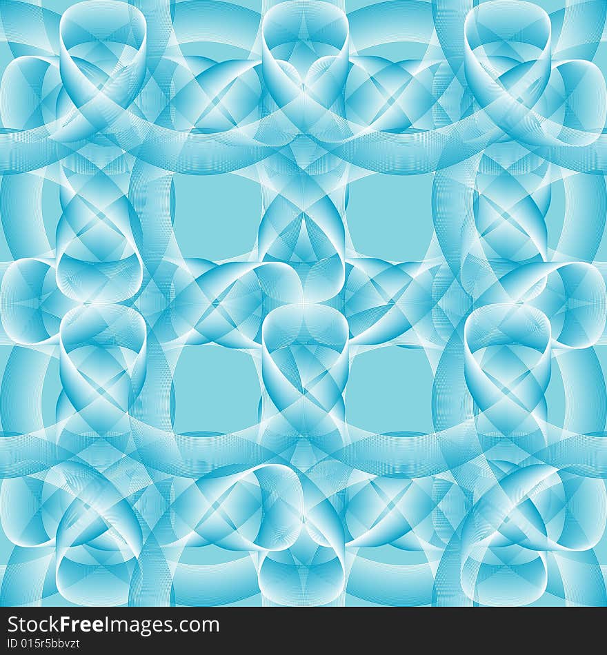 Seamless abstract blue pattern