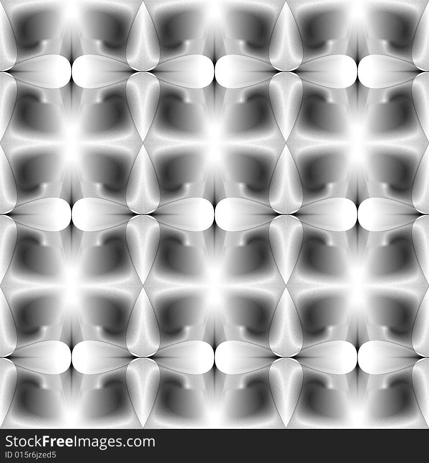 Seamless halftone black and white background. Seamless halftone black and white background