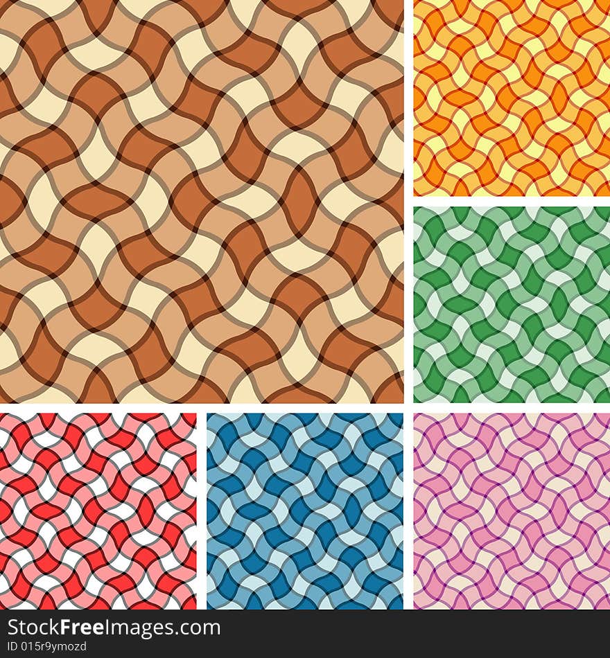 Seamless plaid patterns