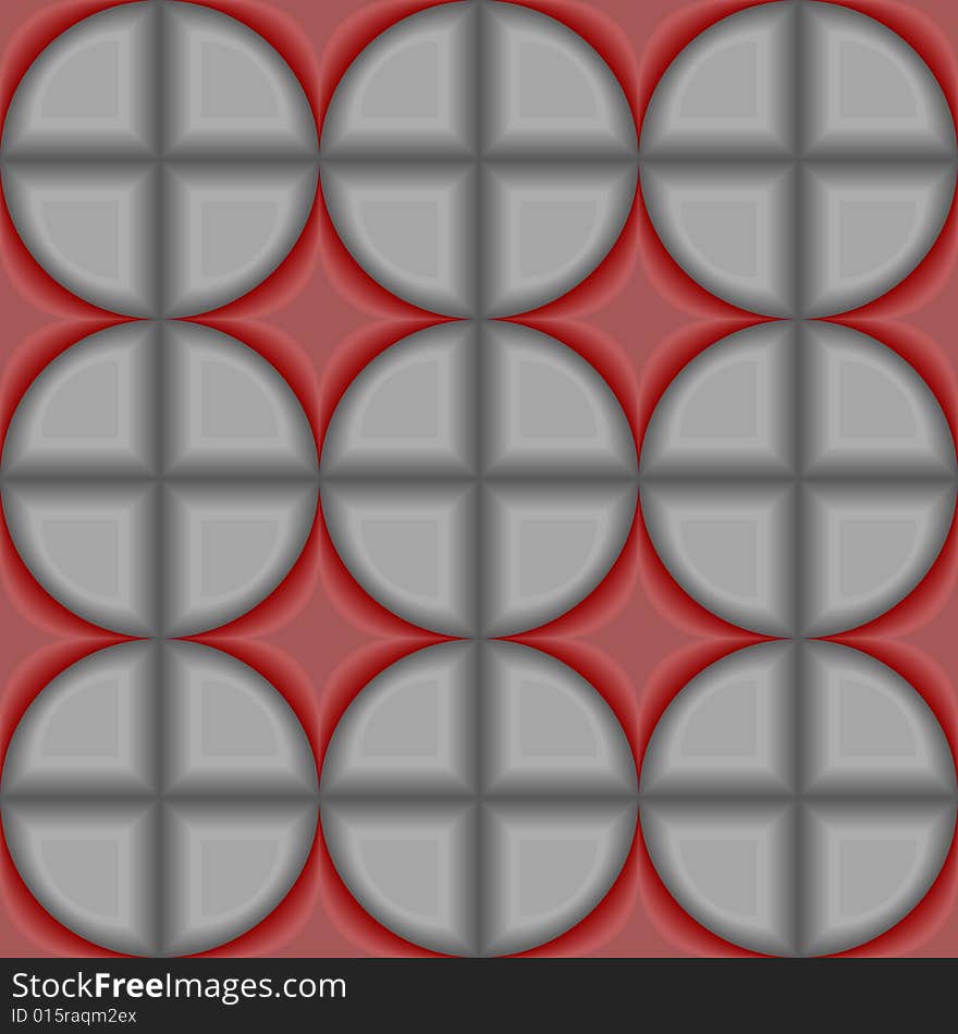 Seamless 3d Tile Pattern