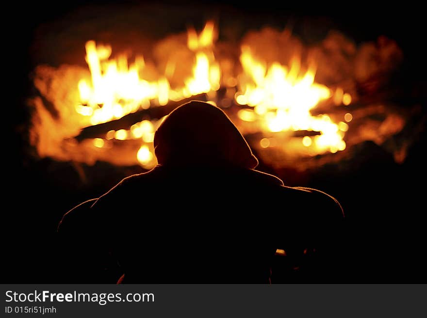 Australia. Northern Territory. Kings Creek Station. New friendships are made around a campfire. Australia. Northern Territory. Kings Creek Station. New friendships are made around a campfire.