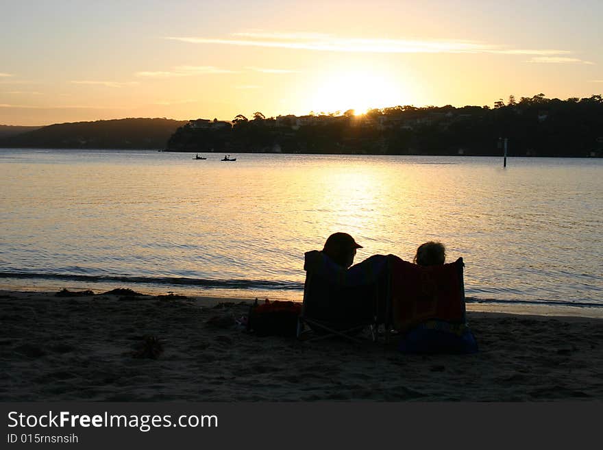 Cronulla sun set