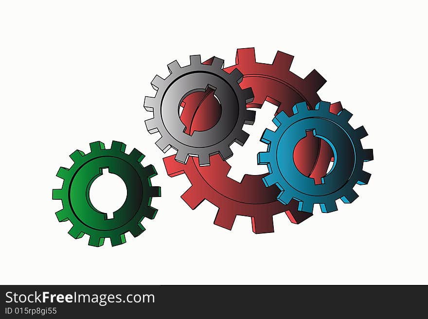 Isolated cogwheels