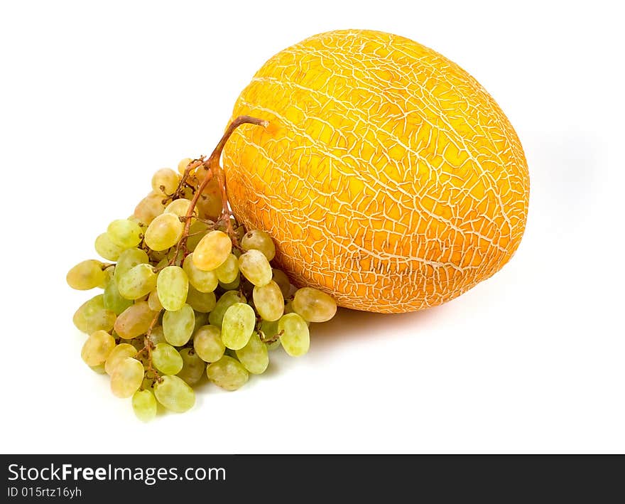 Fragrant yellow sweet melon