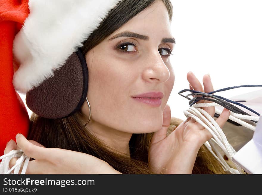 Smart Woman Holding Carry Bags