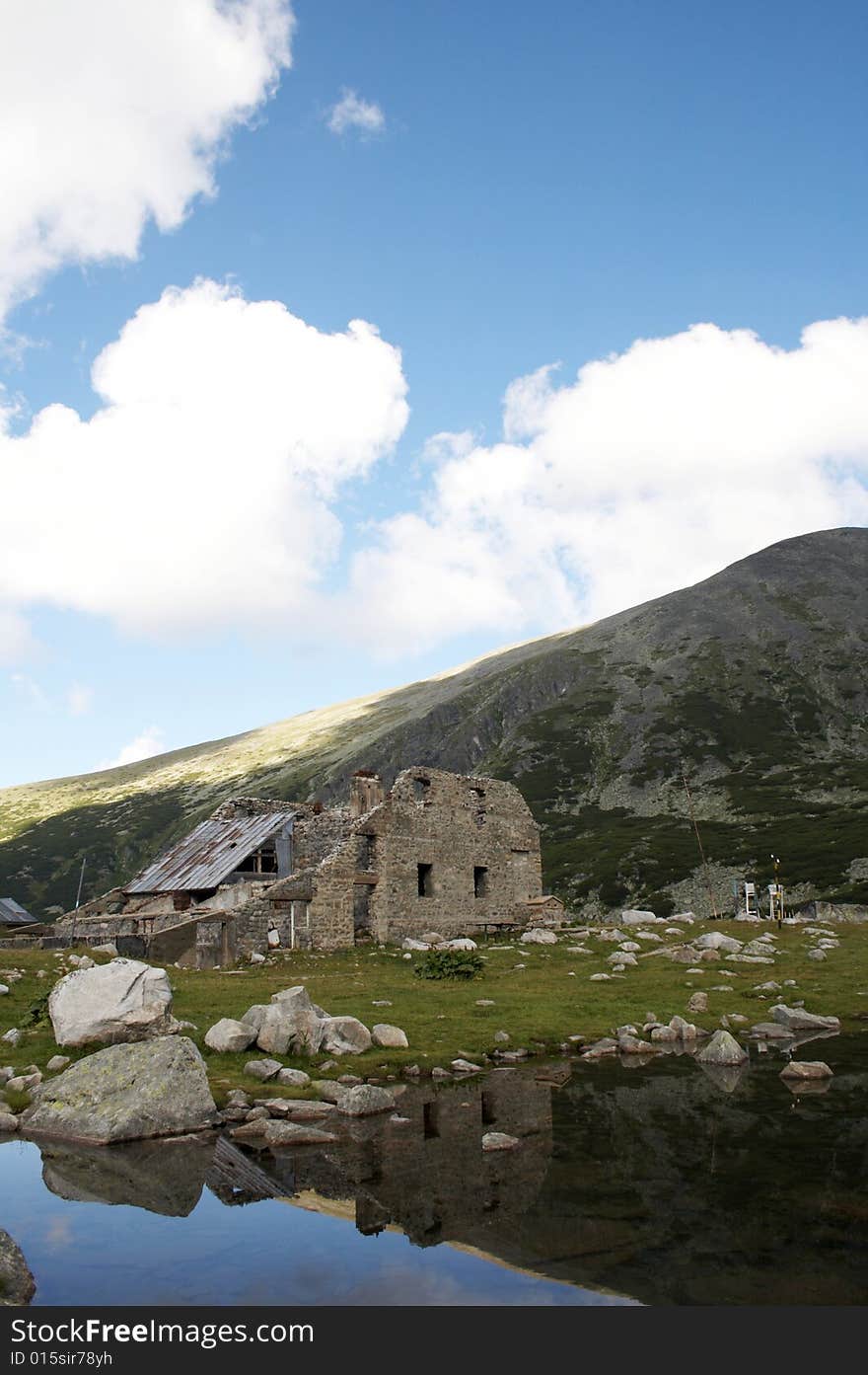 An old ruins in Rila