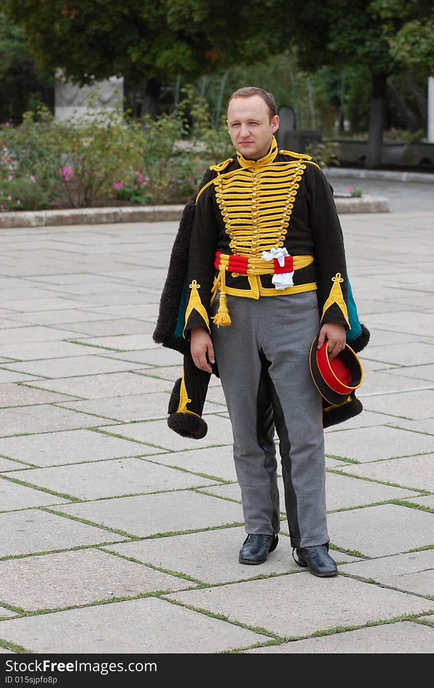 Russian uniform of cavalry.