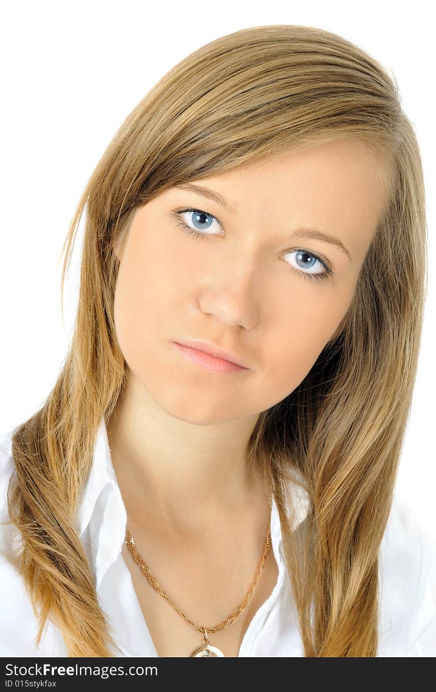 Portrait of pretty young girl