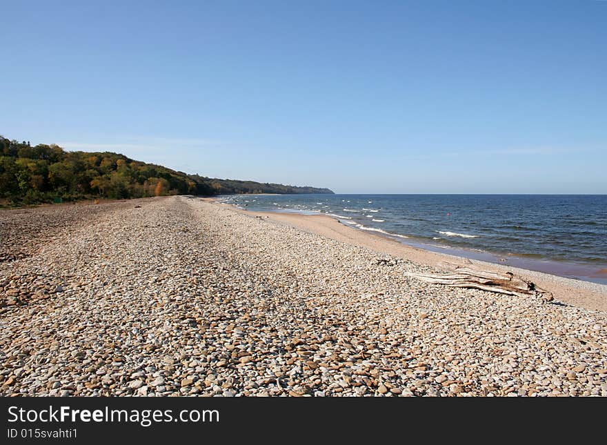 Coast of the Baltic sea in Toila. Coast of the Baltic sea in Toila