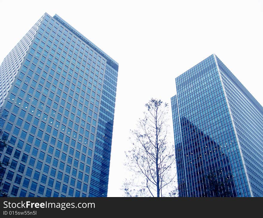 Skyscraper near Stock Exchange area