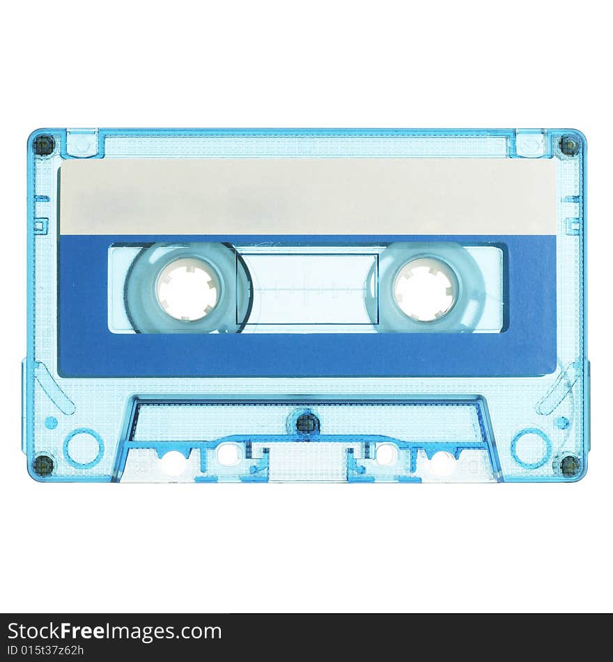 Old Cassette Isolated On White