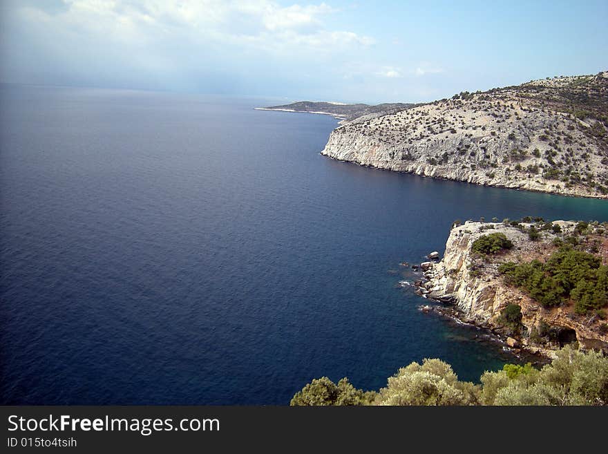 Beautiful sea - Thassos island Greece. Beautiful sea - Thassos island Greece