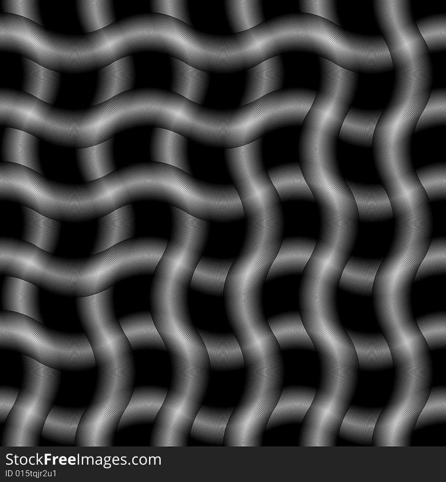 Seamless pipe vector pattern on black. Seamless pipe vector pattern on black