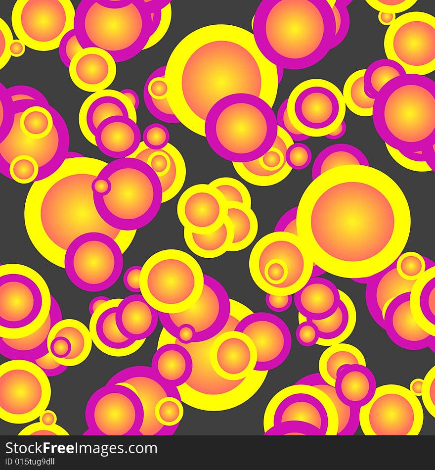 Seamless circle pattern